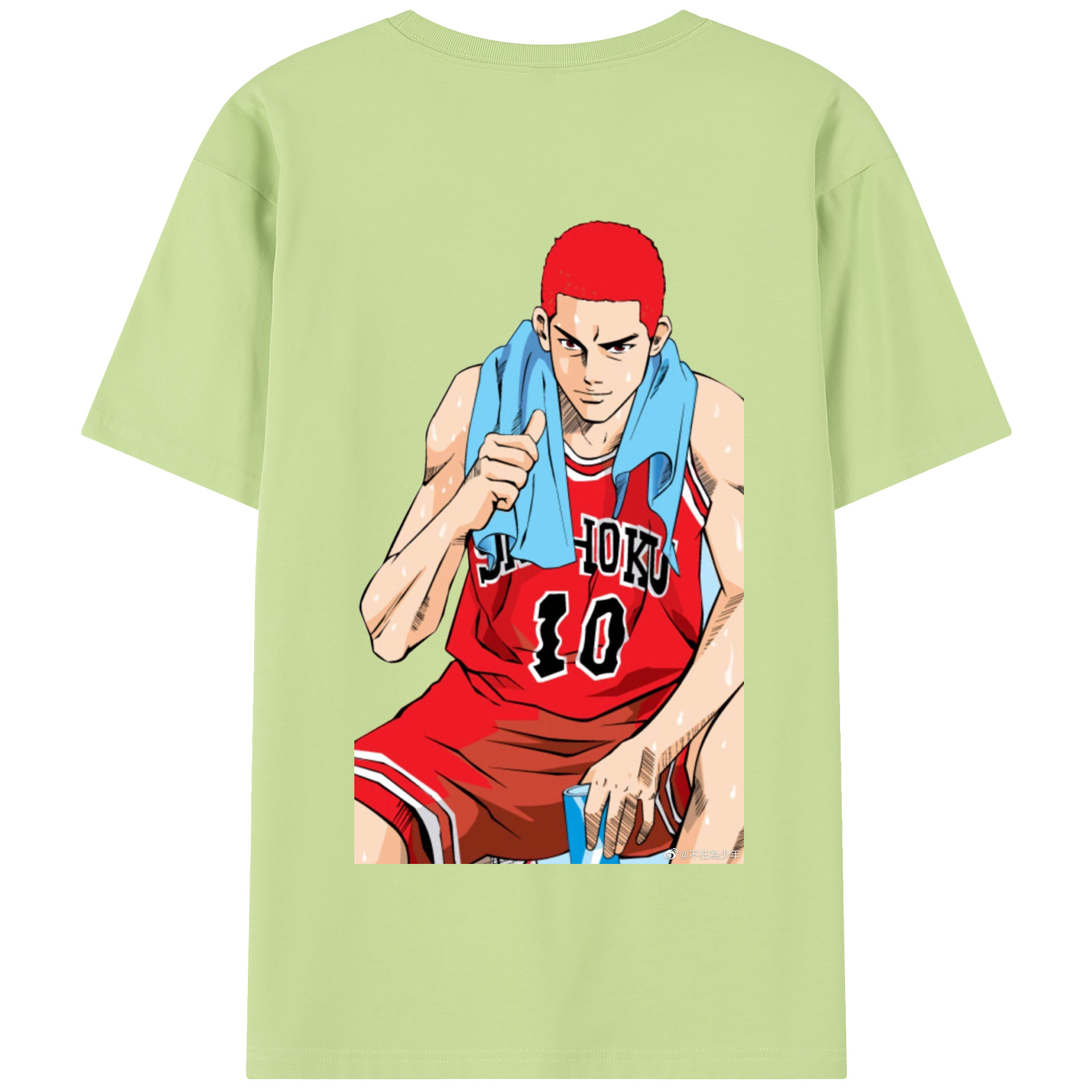 SLAM DUNK／スラムダンク 綿100％半袖Tシャツ（背面プリント）